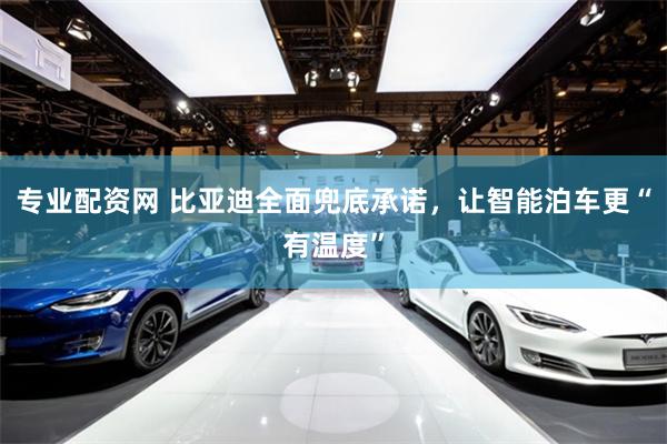 专业配资网 比亚迪全面兜底承诺，让智能泊车更“有温度”
