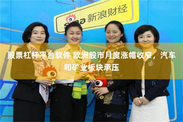 股票杠杆平台软件 欧洲股市月度涨幅收窄，汽车和矿业板块承压