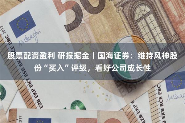 股票配资盈利 研报掘金丨国海证券：维持风神股份“买入”评级，看好公司成长性