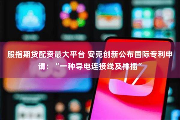 股指期货配资最大平台 安克创新公布国际专利申请：“一种导电连接线及排插”