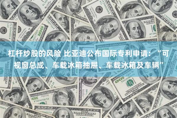 杠杆炒股的风险 比亚迪公布国际专利申请：“可视窗总成、车载冰箱抽屉、车载冰箱及车辆”