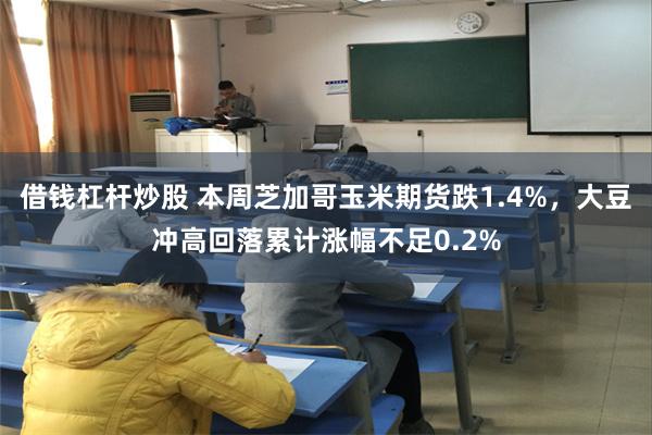 借钱杠杆炒股 本周芝加哥玉米期货跌1.4%，大豆冲高回落累计涨幅不足0.2%