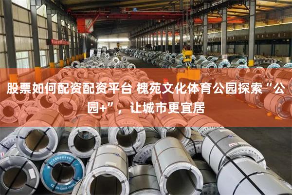 股票如何配资配资平台 槐苑文化体育公园探索“公园+”，让城市更宜居