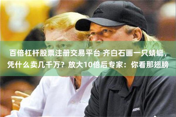 百倍杠杆股票注册交易平台 齐白石画一只蜻蜓，凭什么卖几千万？放大10倍后专家：你看那翅膀