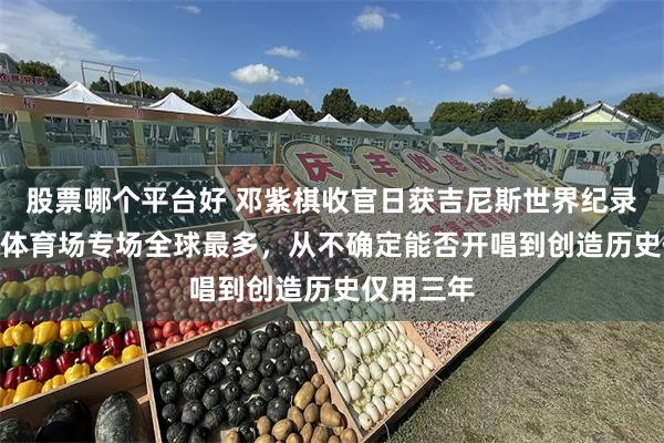 股票哪个平台好 邓紫棋收官日获吉尼斯世界纪录，170场体育场专场全球最多，从不确定能否开唱到创造历史仅用三年
